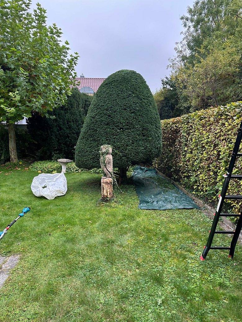 Gartenarbeit – nachher