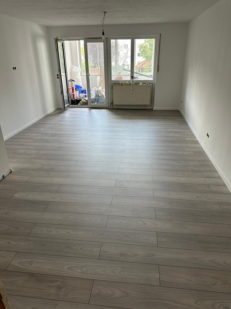 Bodenverlegung – nachher