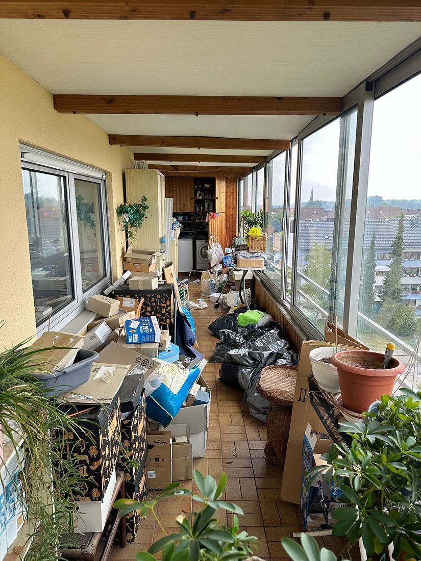 Wintergarten – vorher