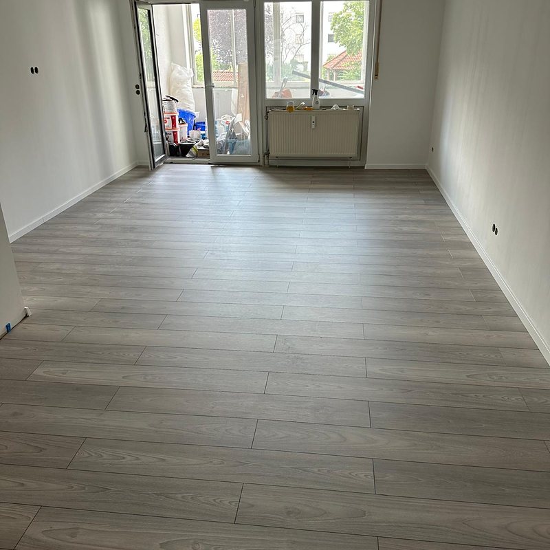 Fertig verlegter Designboden